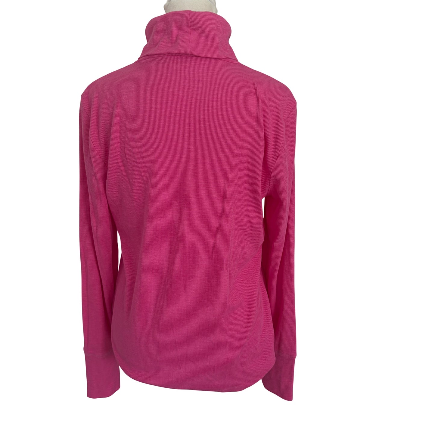 GAP NWT Hot Pink Ribbed Turtleneck Womens Size Medium NEW