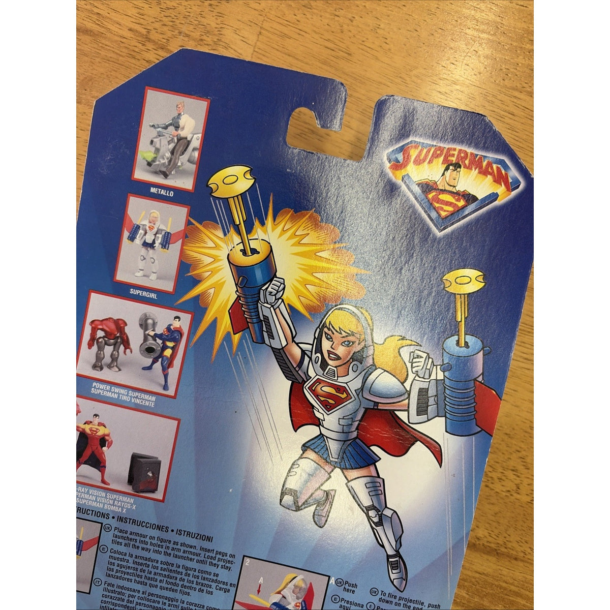 SUPERGIRL Action Figure Superman Animated Series Kenner ©1998 NEW