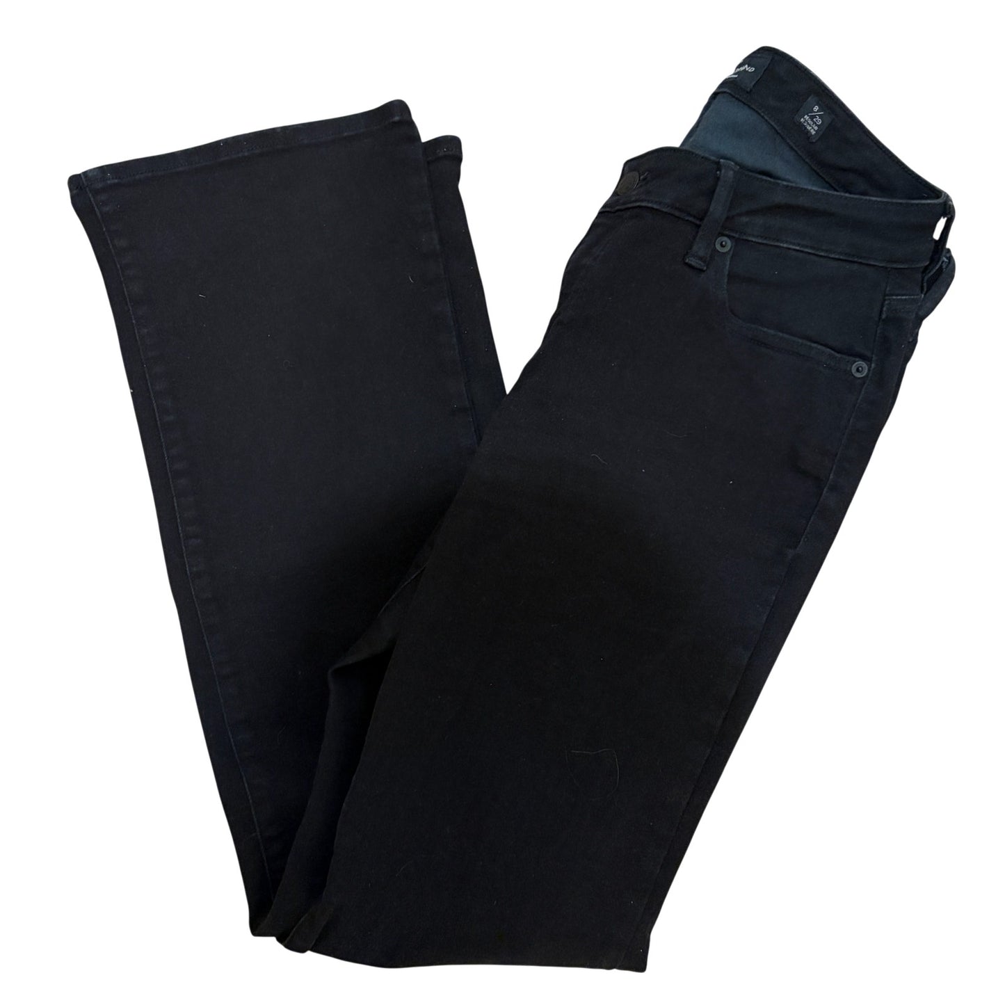 Lucky Brand Lolita Boot Cut Black Denim Jeans Womens Size 8 / 29