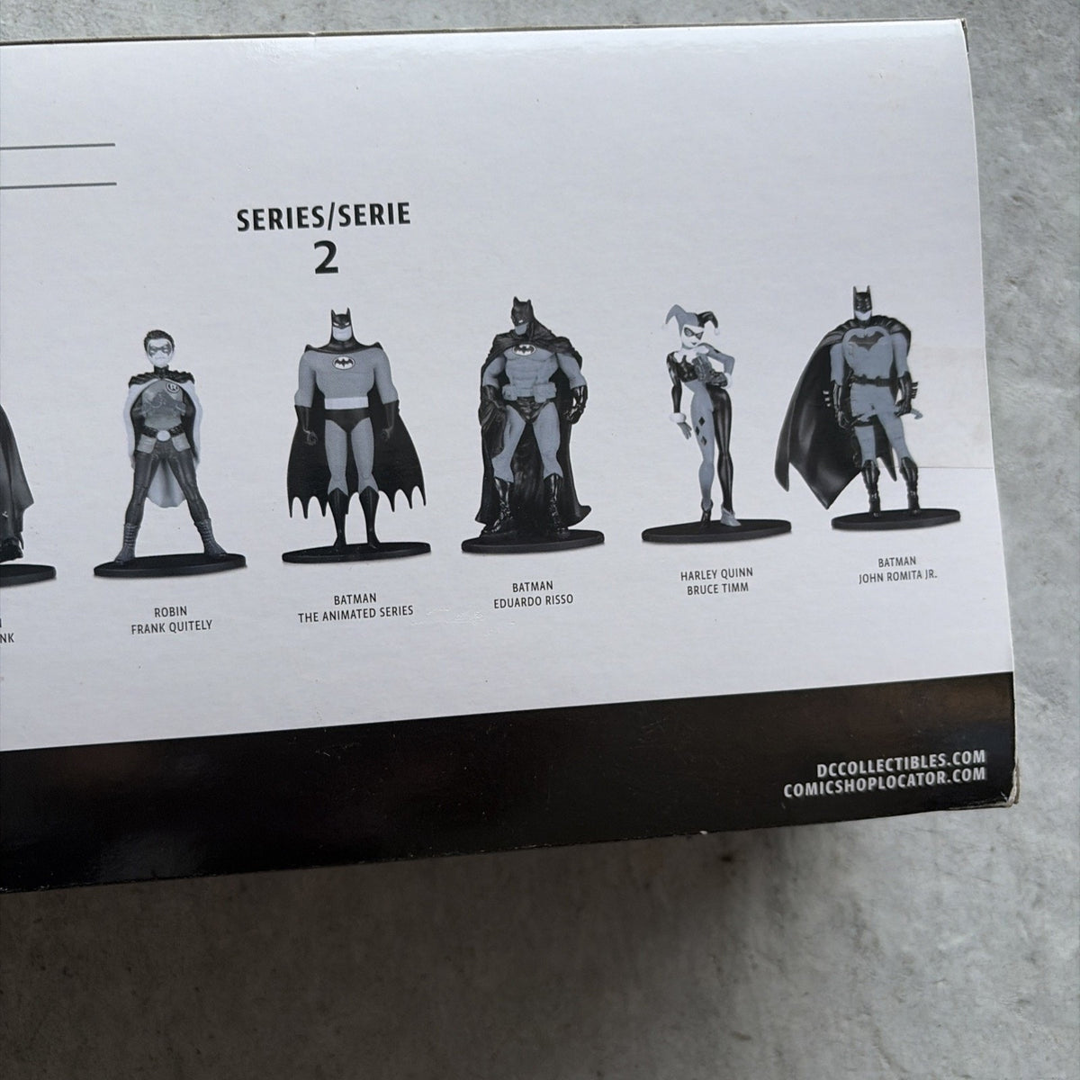 NEW DC Collectibles Batman Black & White Mini Figure 7 Pack, Series 1