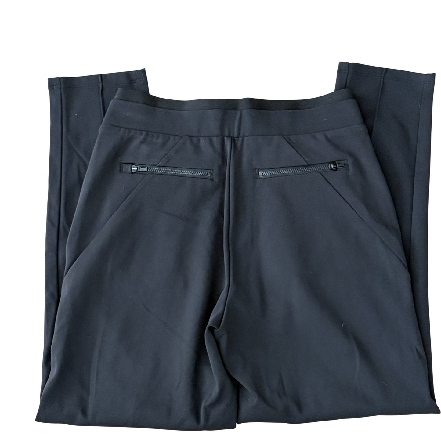 Athleta Black Venice Pintuck Pant Cropped Womens Size XXS