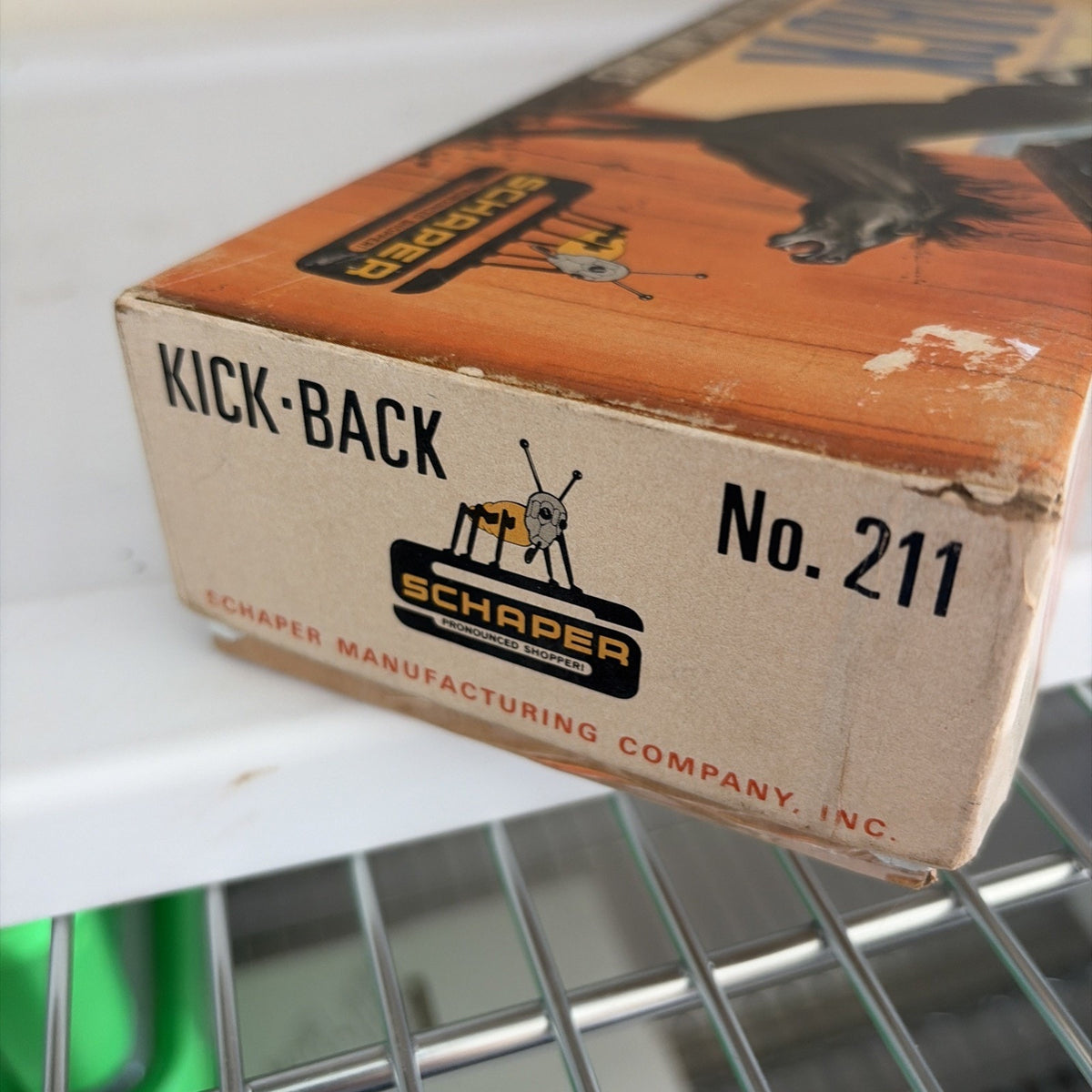 Vintage Schaper Kick Back Game of Action & Skill Sealed In Original Box 1965