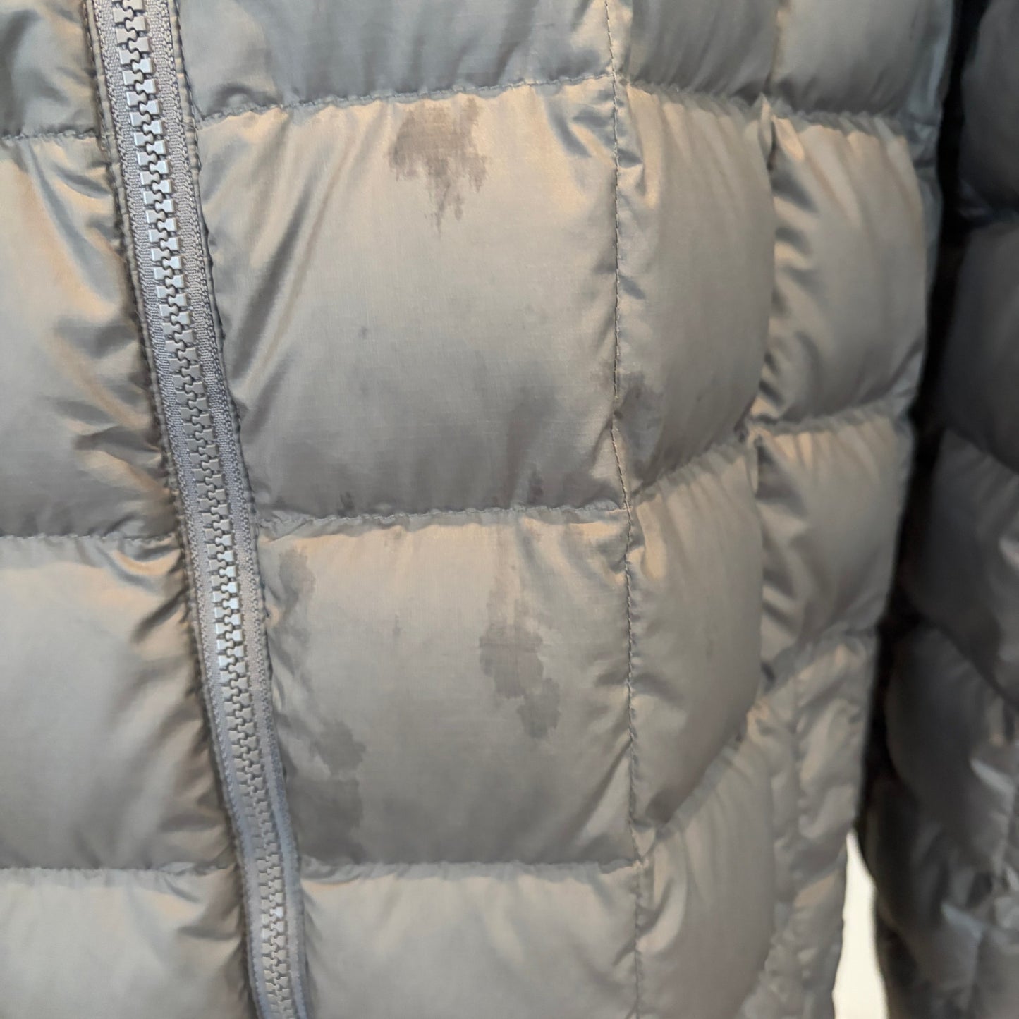 Marmot Gray 600 Fill Down Puffer Jacket Mens Size XL