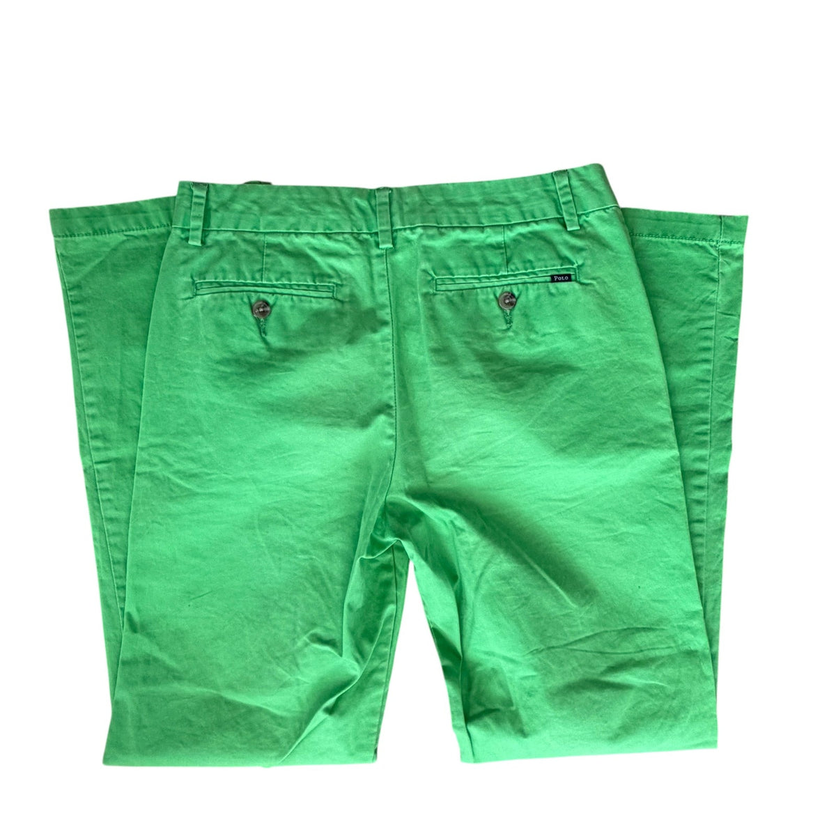 Polo Ralph Lauren Bright Green Preppy Chino Pants Boys Size 16