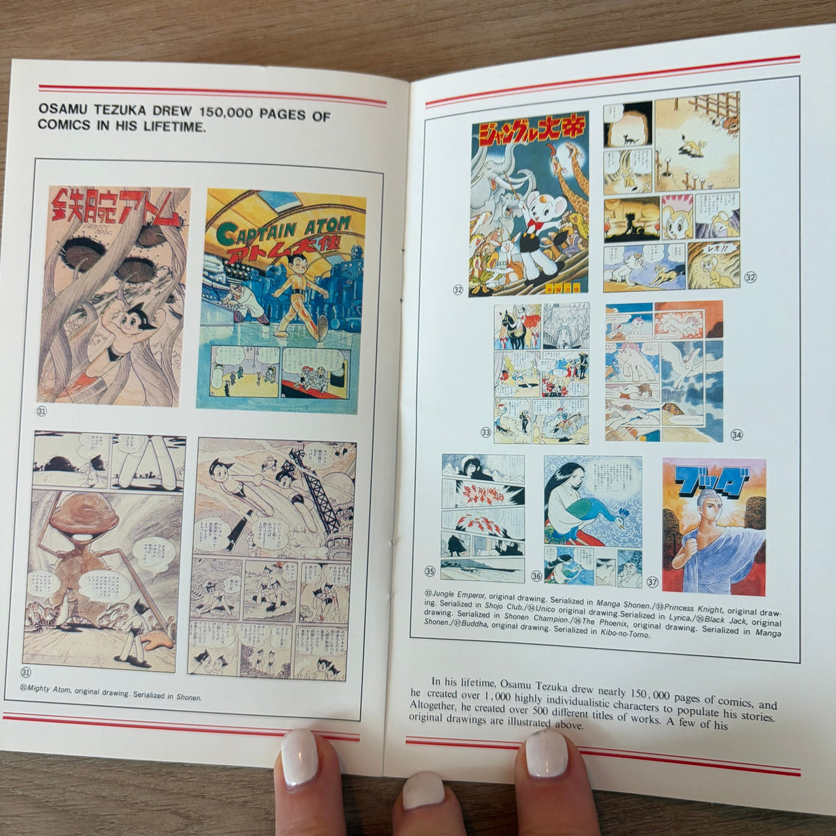 The Art of Osamu Tezuka 1994 Astro Boy Manga Mini Booklet