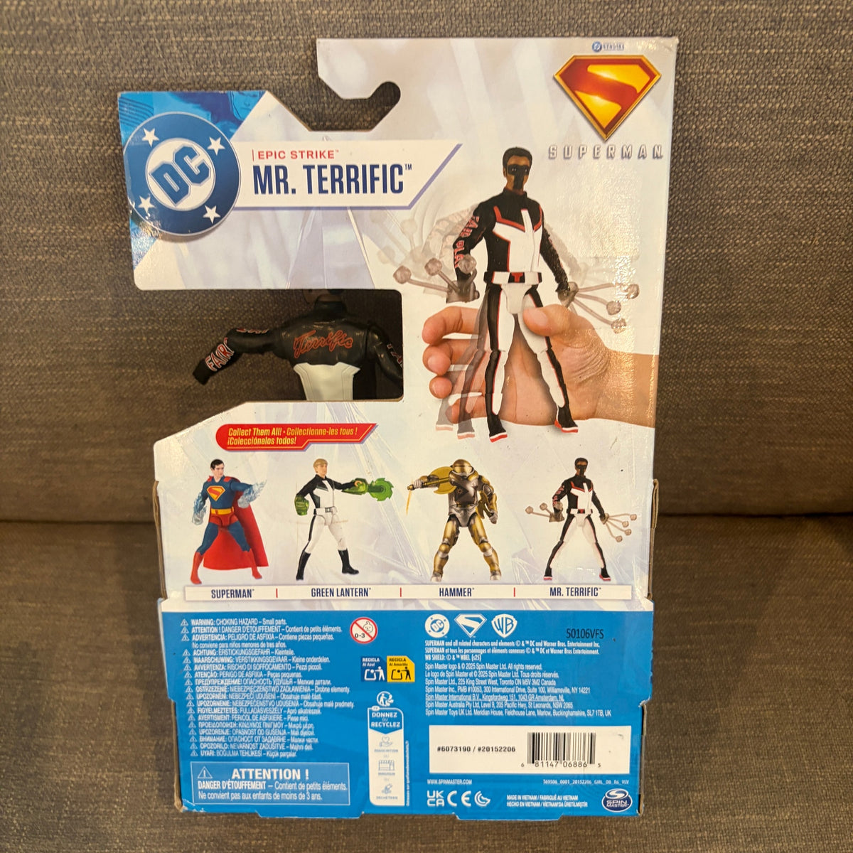 DC Comics Superman Epic Strike Mr. Terrific Action Figure NEW
