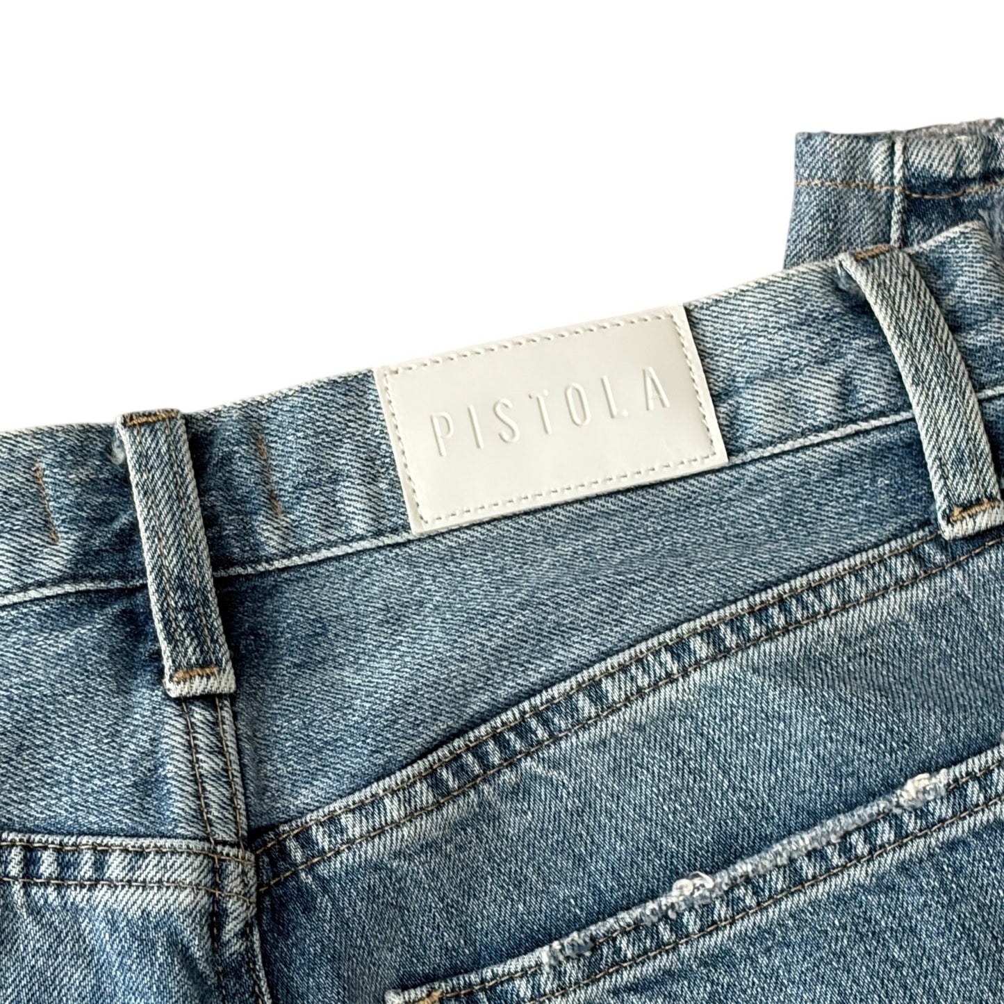 Pistola Presley High Rise Relaxed Roller Jean Style P6626KEE Womens Size 25