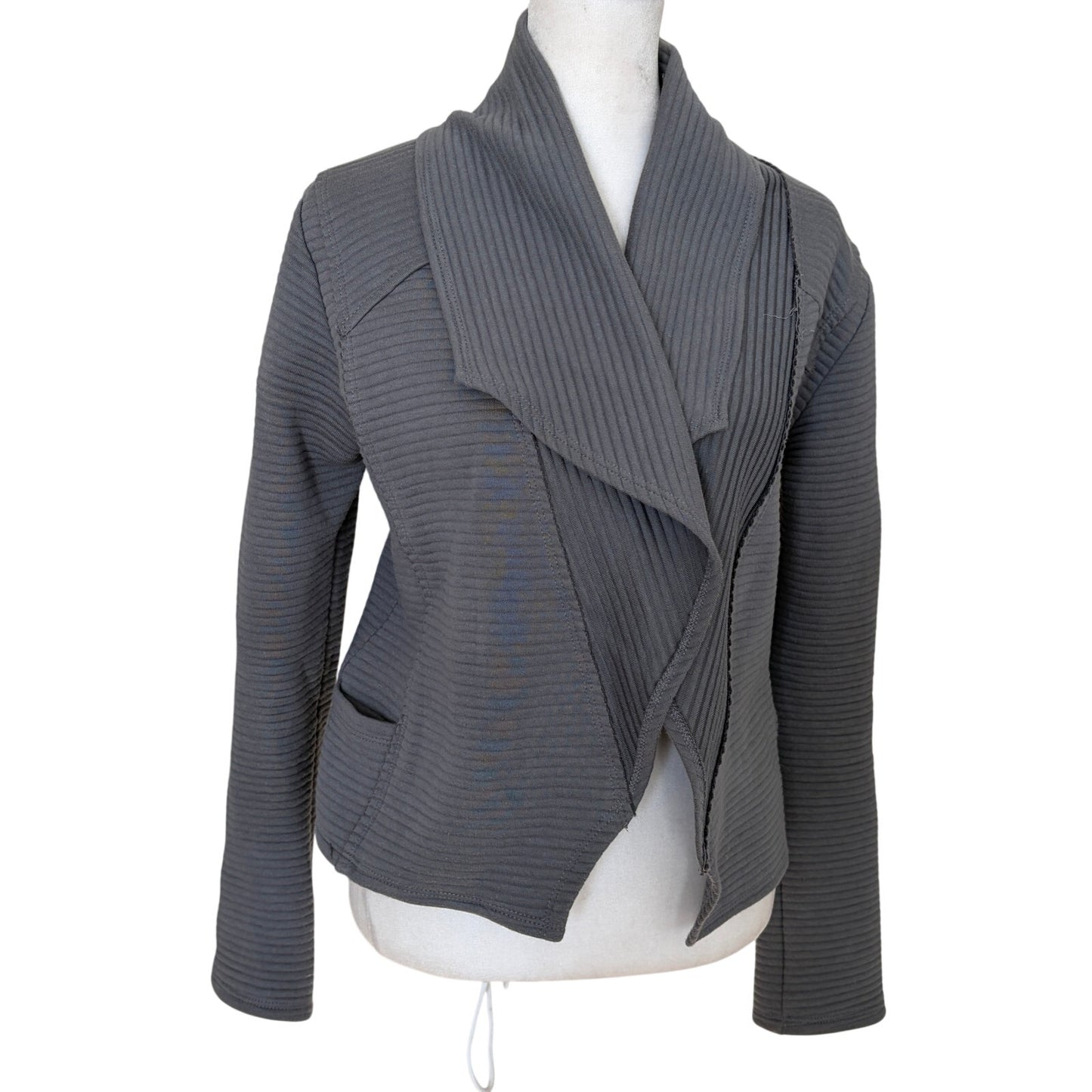 Dolan Left Coast Collection Anthropologie Gray Knit Blazer Womens Size XS