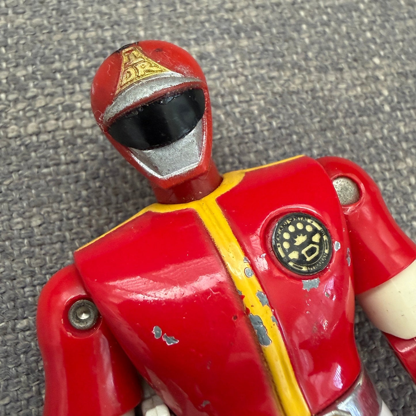 Popy Chogokin Dyna Red 1983 Japan Kagaku Sentai Dynaman Die-Cast 4.5" Tall