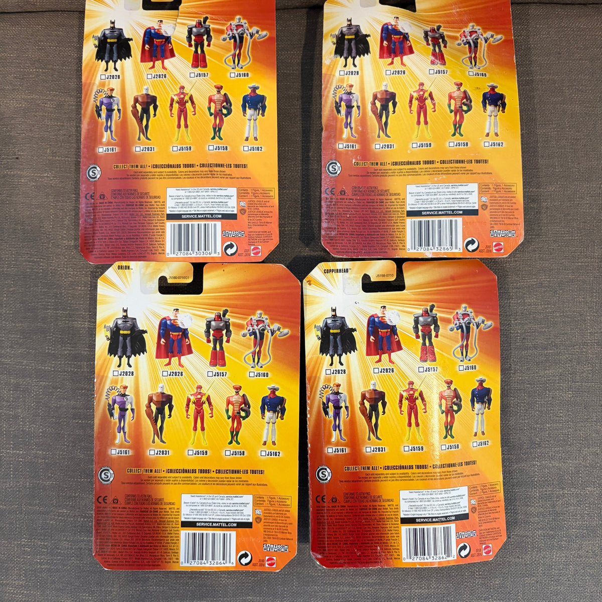 DC Super Heroes Justice League Unlimited 4 Figures NEW