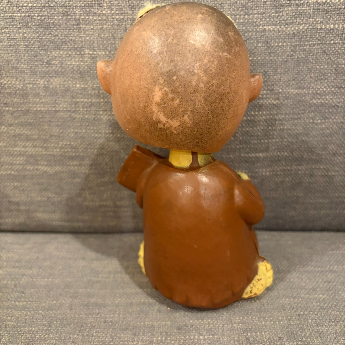 Vintage Plastic Bobblehead Bank Old Man "Retirement Fund" Made in Hong Kong