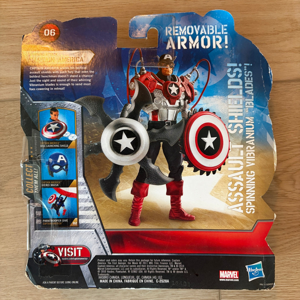 Marvel Studios Captain America Deluxe Mission Pack Spinning Attack NEW