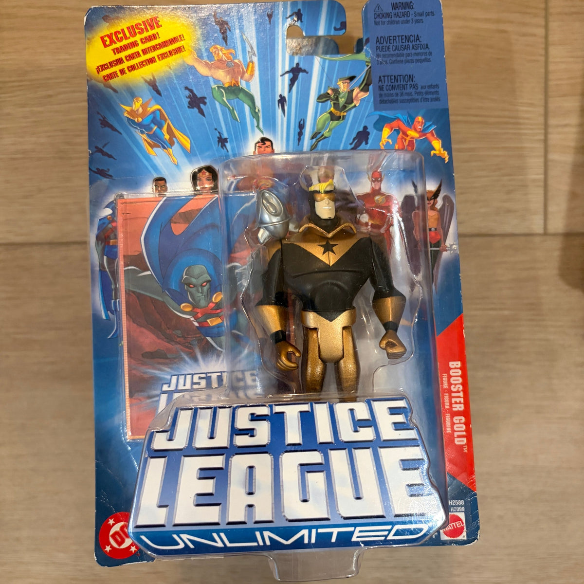 Justice League Unlimited 4 Figures Martian, Booster Gold, Atom Smasher, Amazo