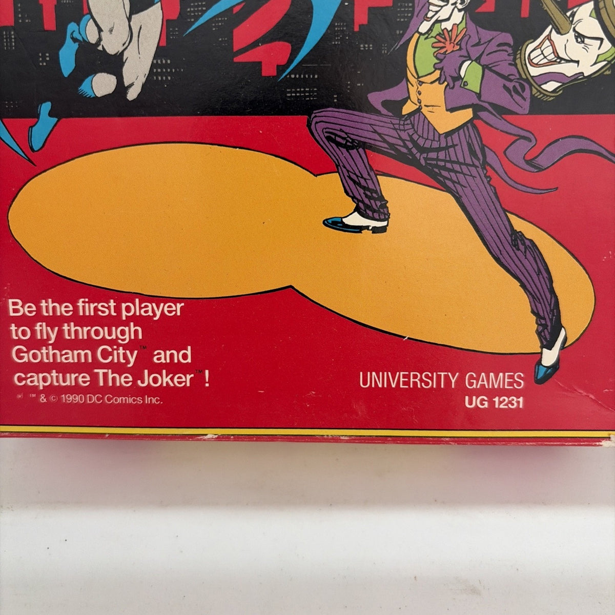 Batman The Joker Air Race Game - DC Comics - University Games - 1990 - SEALED