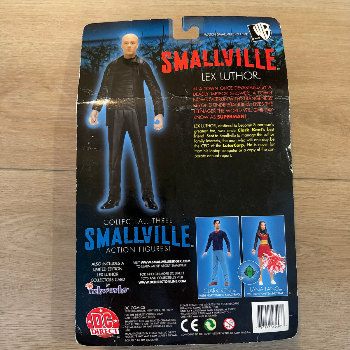 DC Direct Smallville Action Figure Fully Poseable Lex Luthor NEW