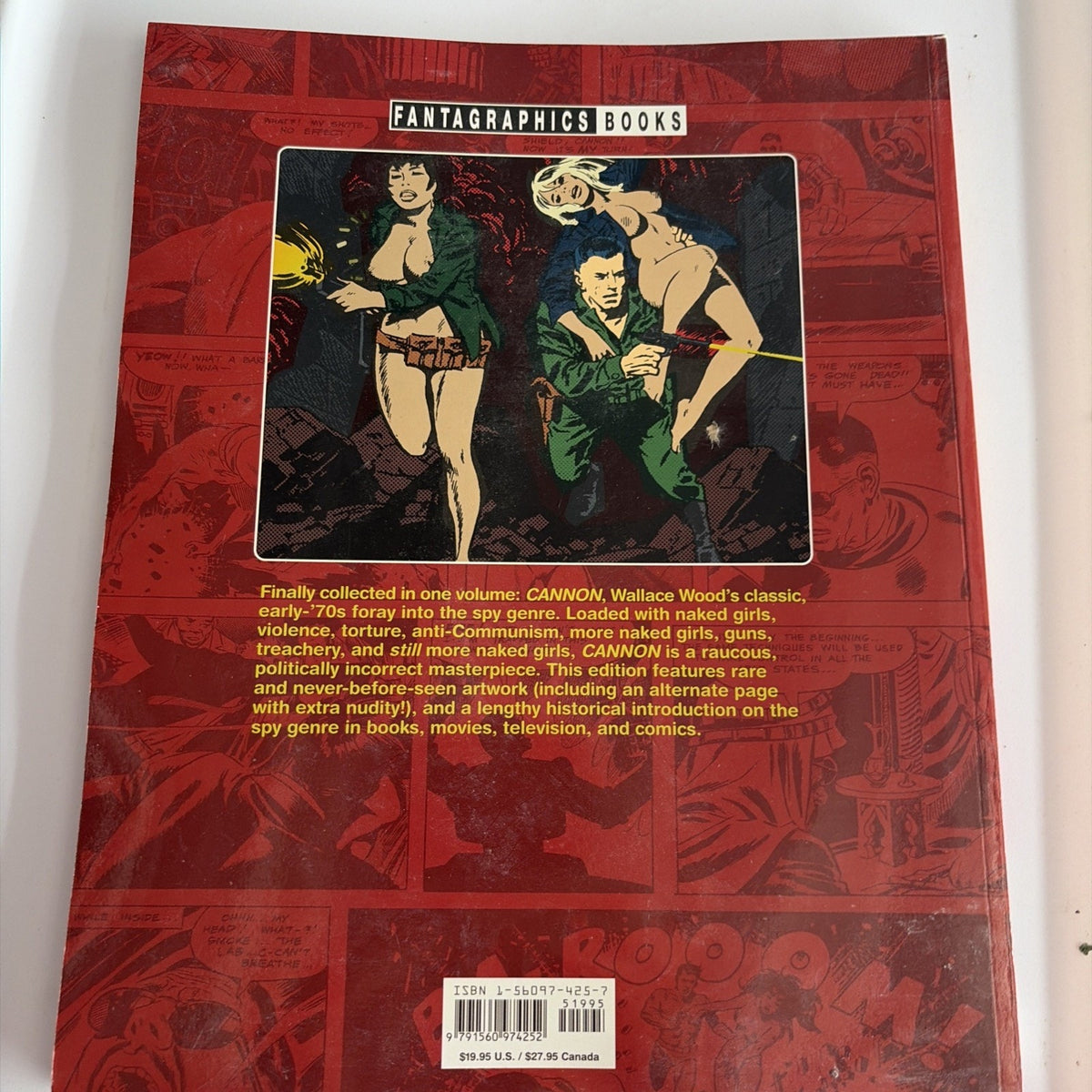 Wallace Wood The Compleat Cannon 1st Edition 2001 Oversized SC Fantagraphics