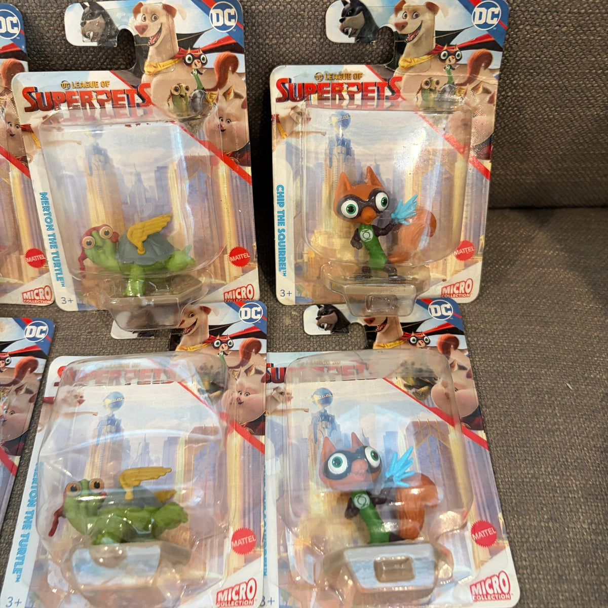 DC League of Super Pets Micro Collection Figures SET OF 9 Toys Mattel