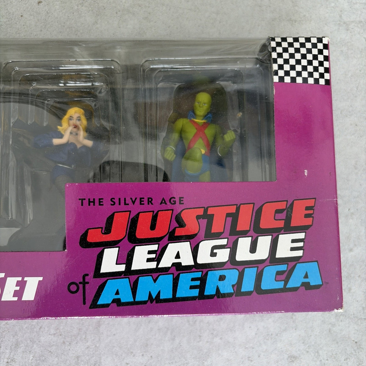 7-Figure PVC Set Justice League Of America Silver Age 2001 DC Direct NEW