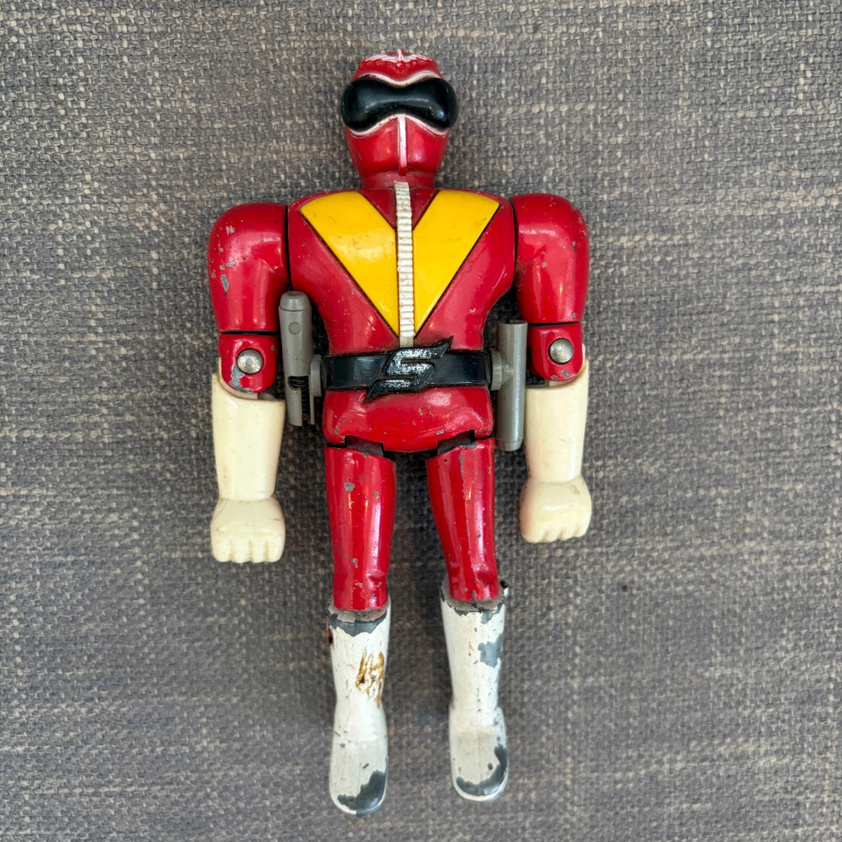 Vintage Popy Chogokin Secret Sentai Goranger Red Ranger Die-Cast 5" Tall