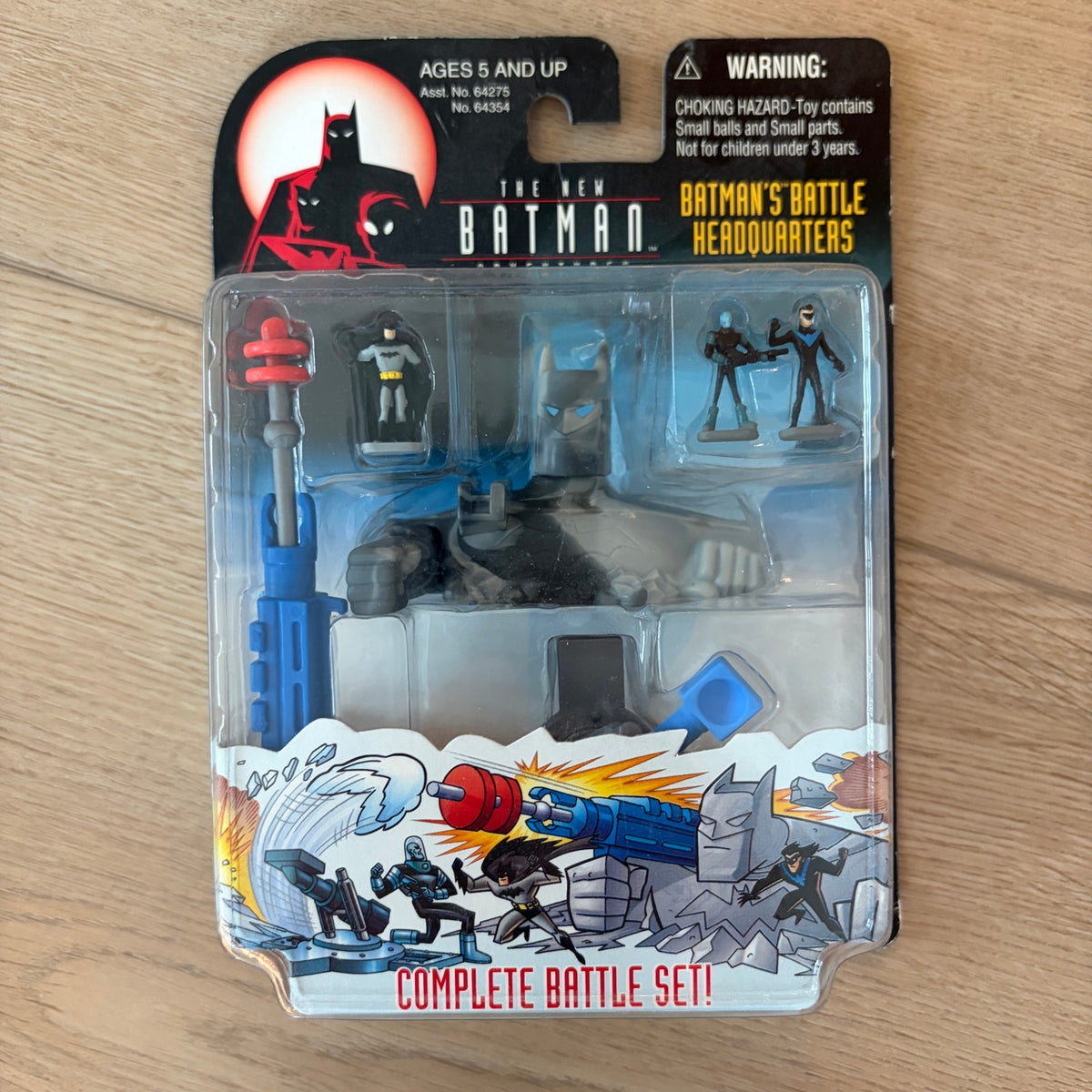 1998 Kenner The New Batman Adventures Batman's Battle Headquarters Complete Set