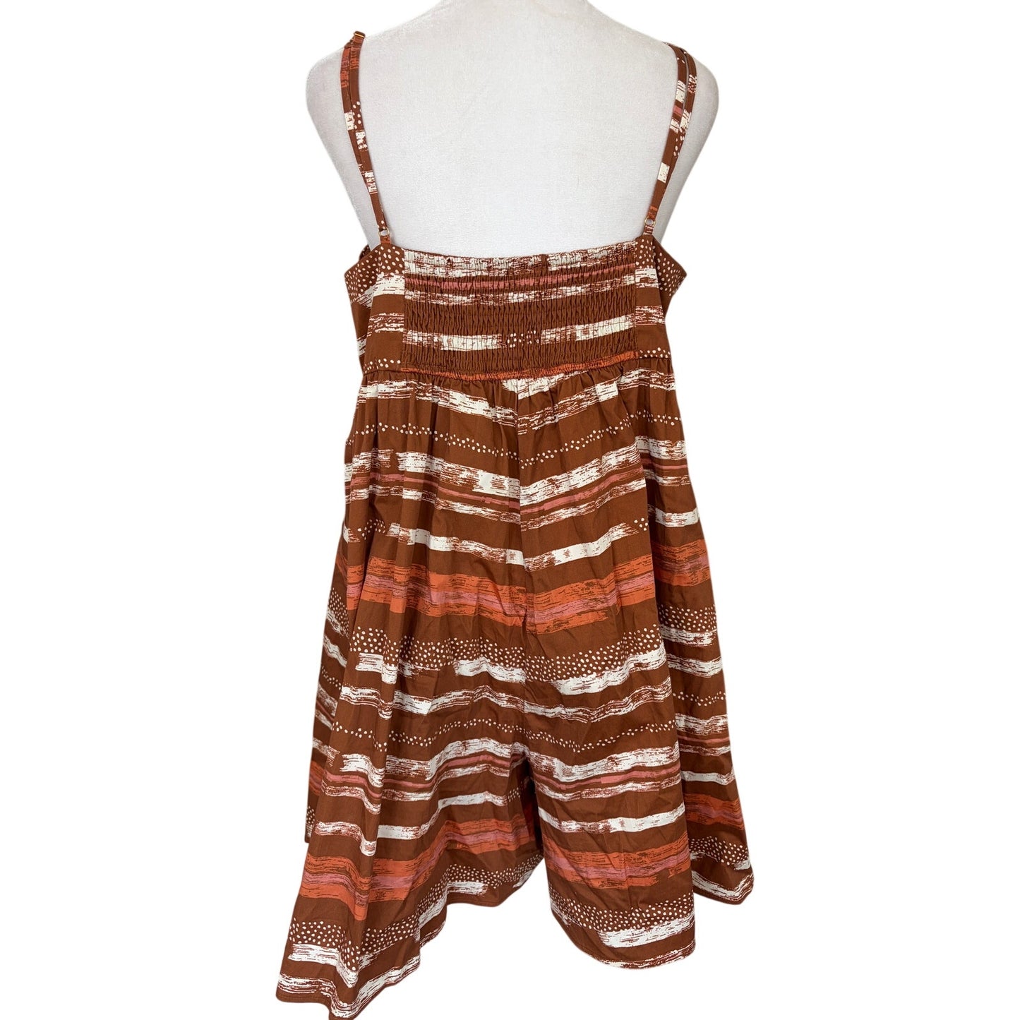 Anthropologie Hutch Bandeau Brown, Orange, Pink Womens Size Medium