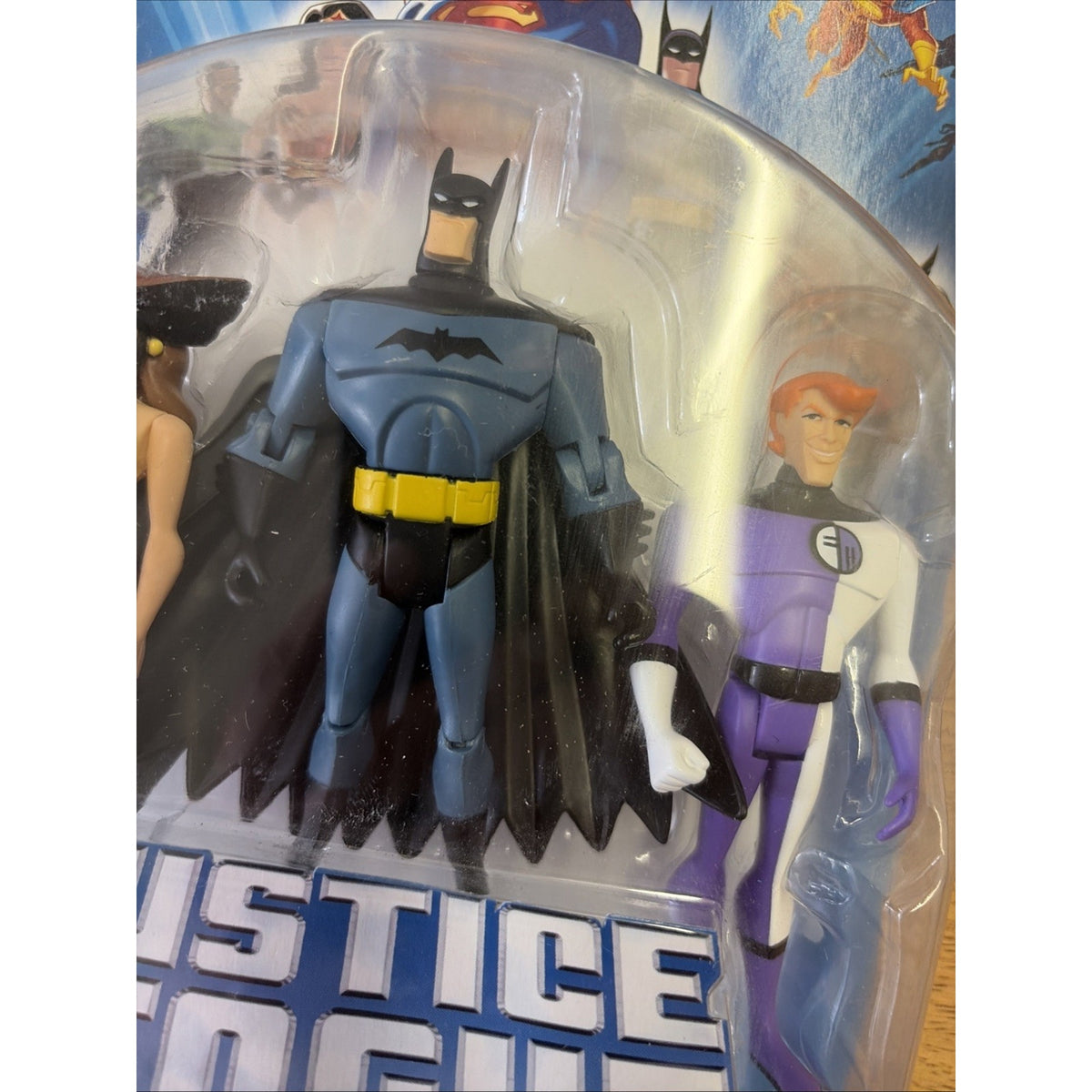 DC Comics JLU Batman Hawkgirl Elongated Man Episode 458 5" Figure Set 2004 New