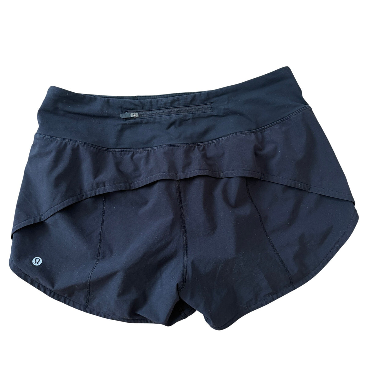Lululemon Black Speed Up High Rise Lined Short Womens Size 8 Tall