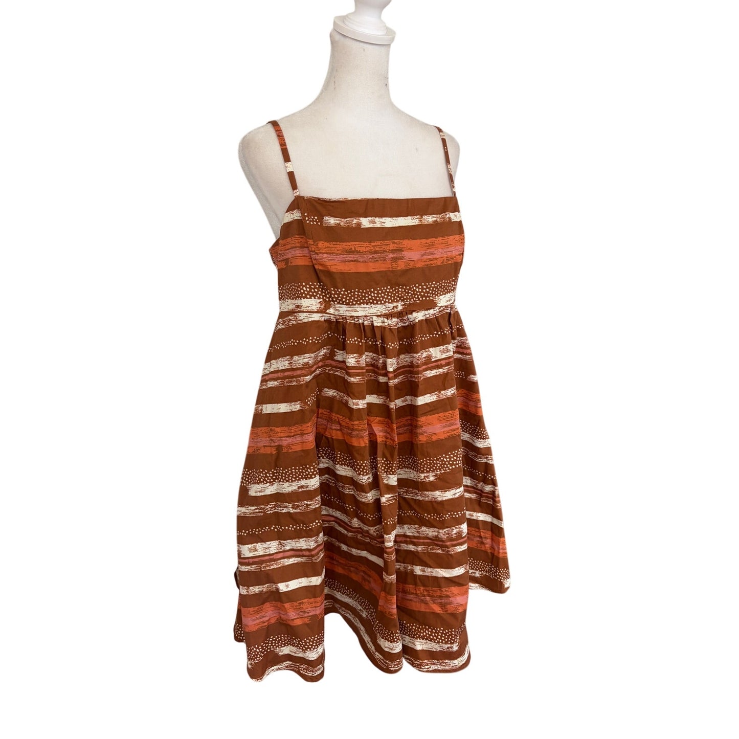 Anthropologie Hutch Bandeau Brown, Orange, Pink Womens Size Medium
