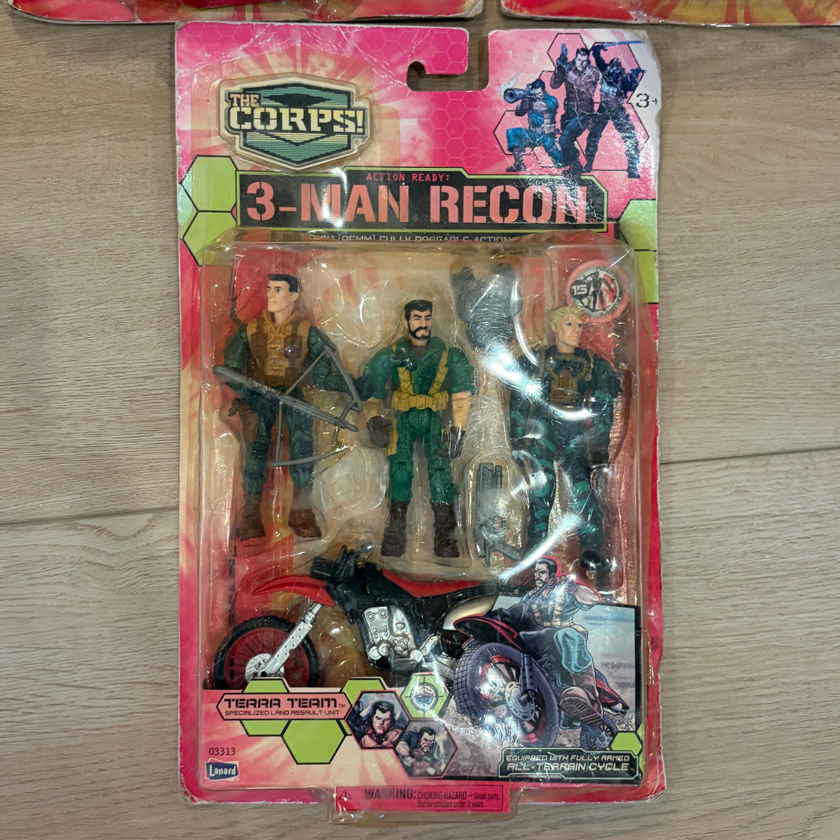 2011 Lanard 3-Man Recon Shinobi Squad, Terra Team LOT of 3 NEW