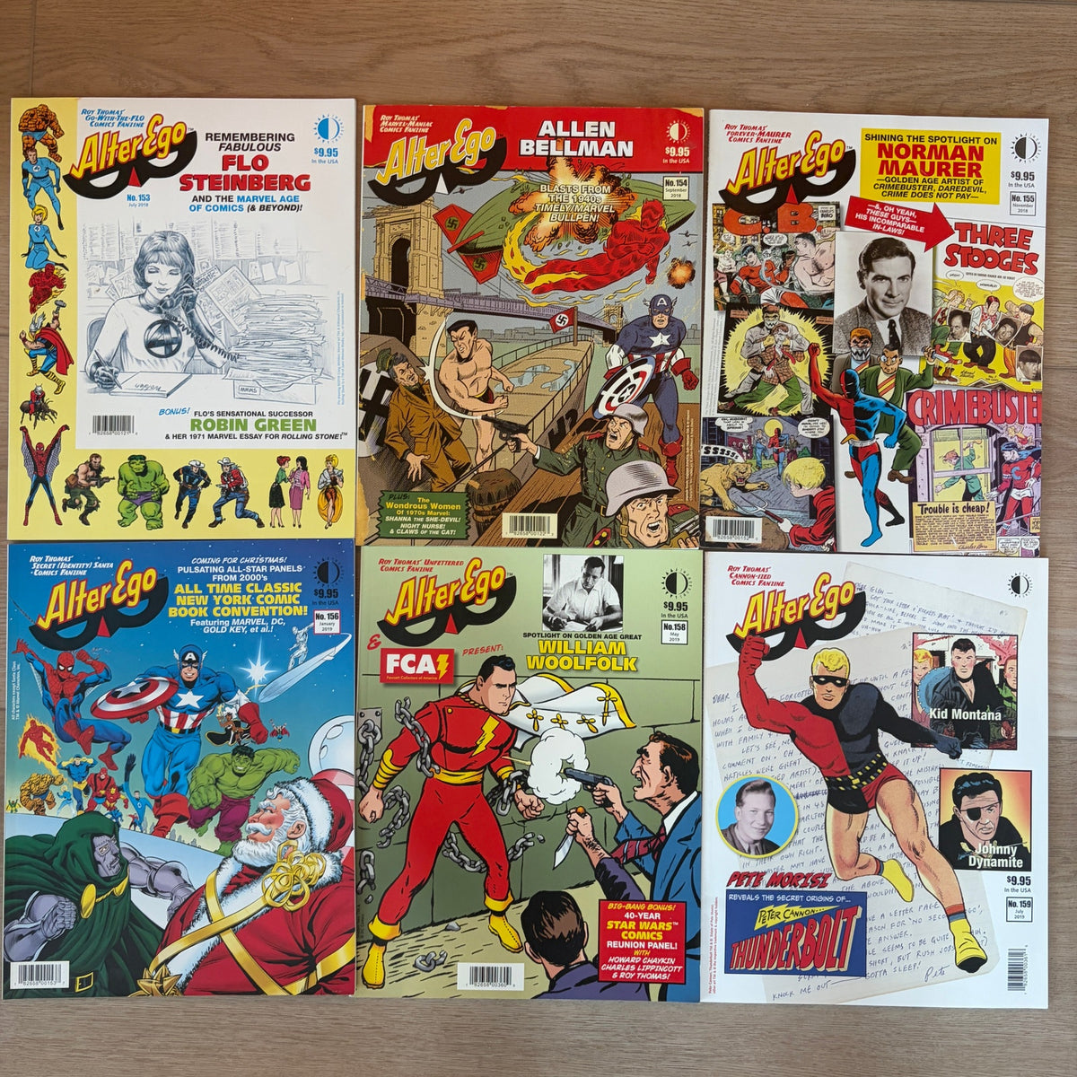 Huge ALTER EGO Magazine Lot 0f 45 Issues, #3-162 Assorted, TwoMorrows - Comics!