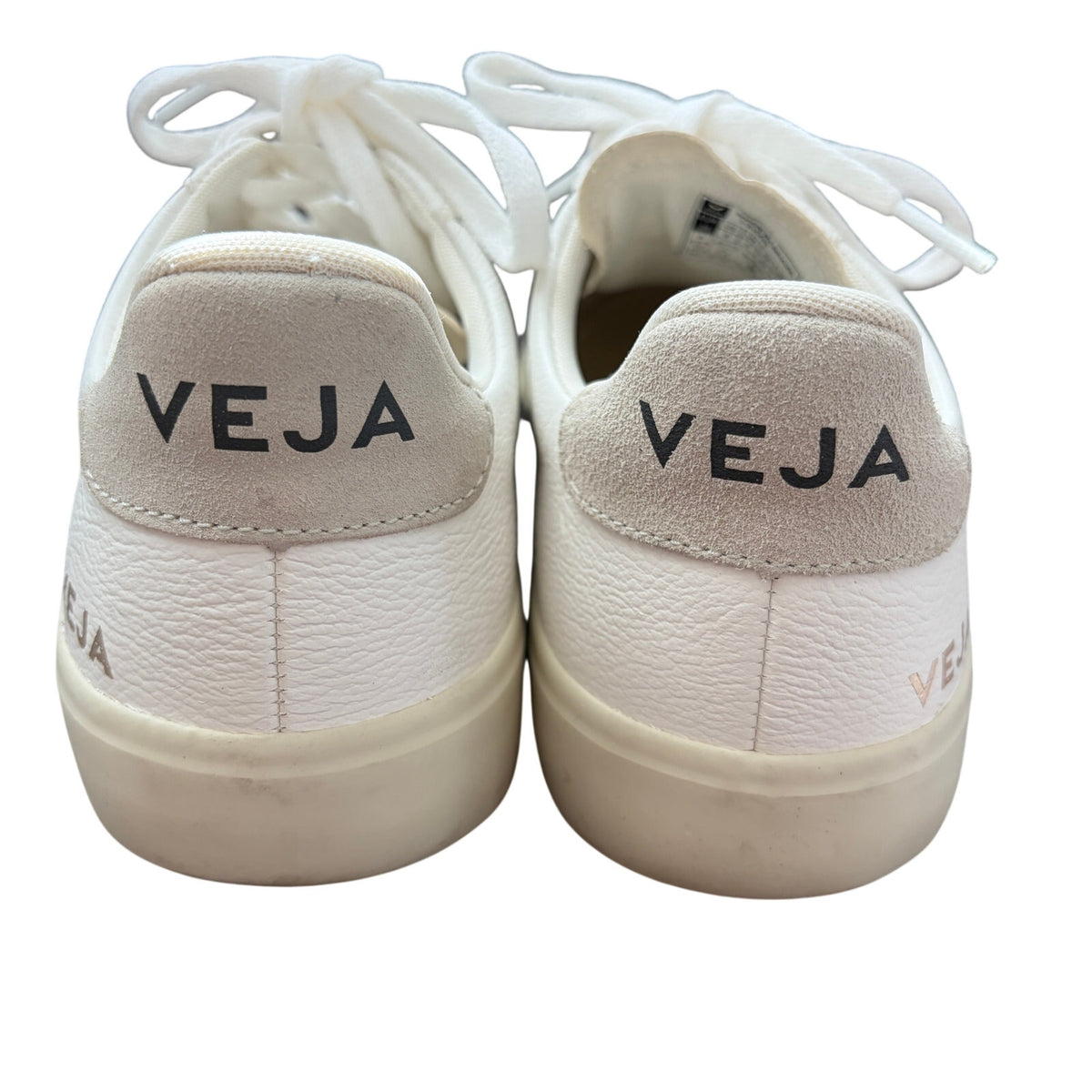 Veja Campo Chromefree Leather Extra White Natural Suede Sneaker Womens Size 8