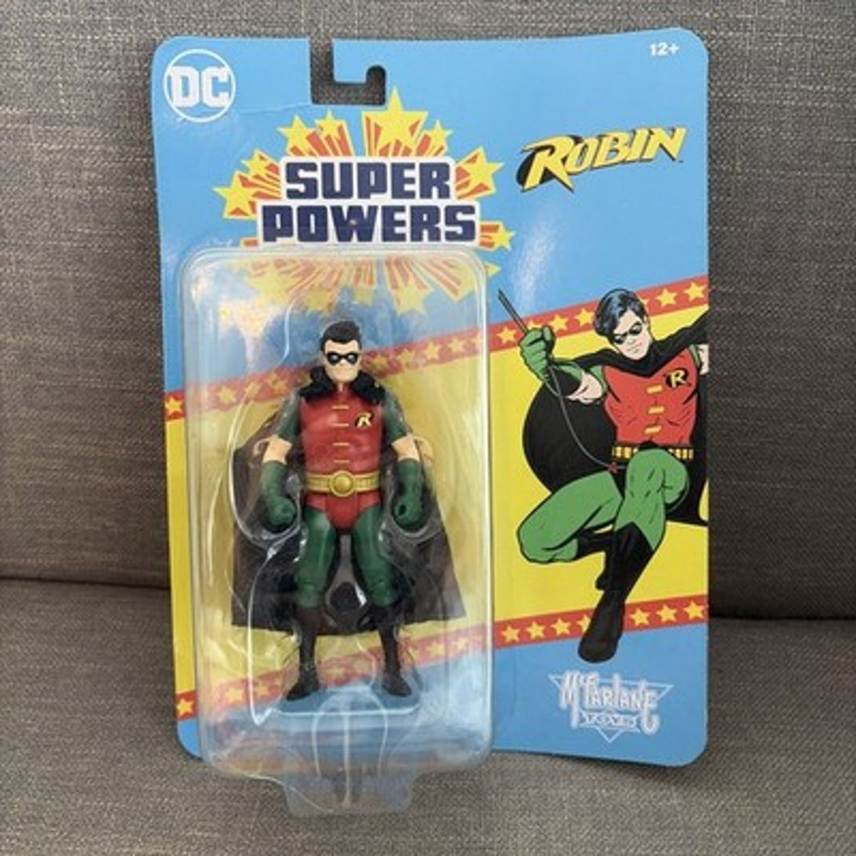 MCFARLANE TOYS DC SUPER POWERS ROBIN DRAKE BLACK CAPE VARIANT WAVE 4