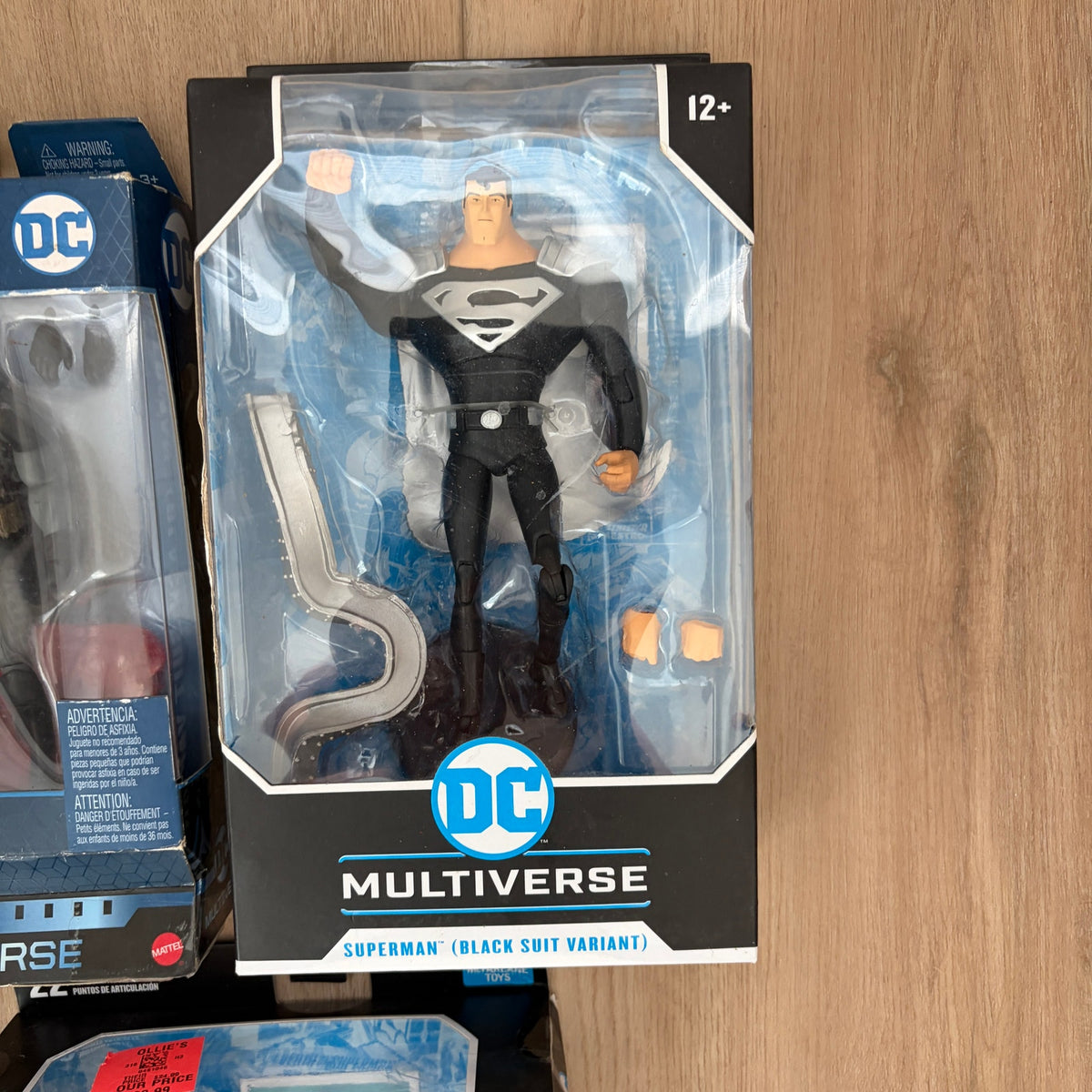 LOT 3 DC Multiverse Black Adam, Superman, Batman Figures NEW