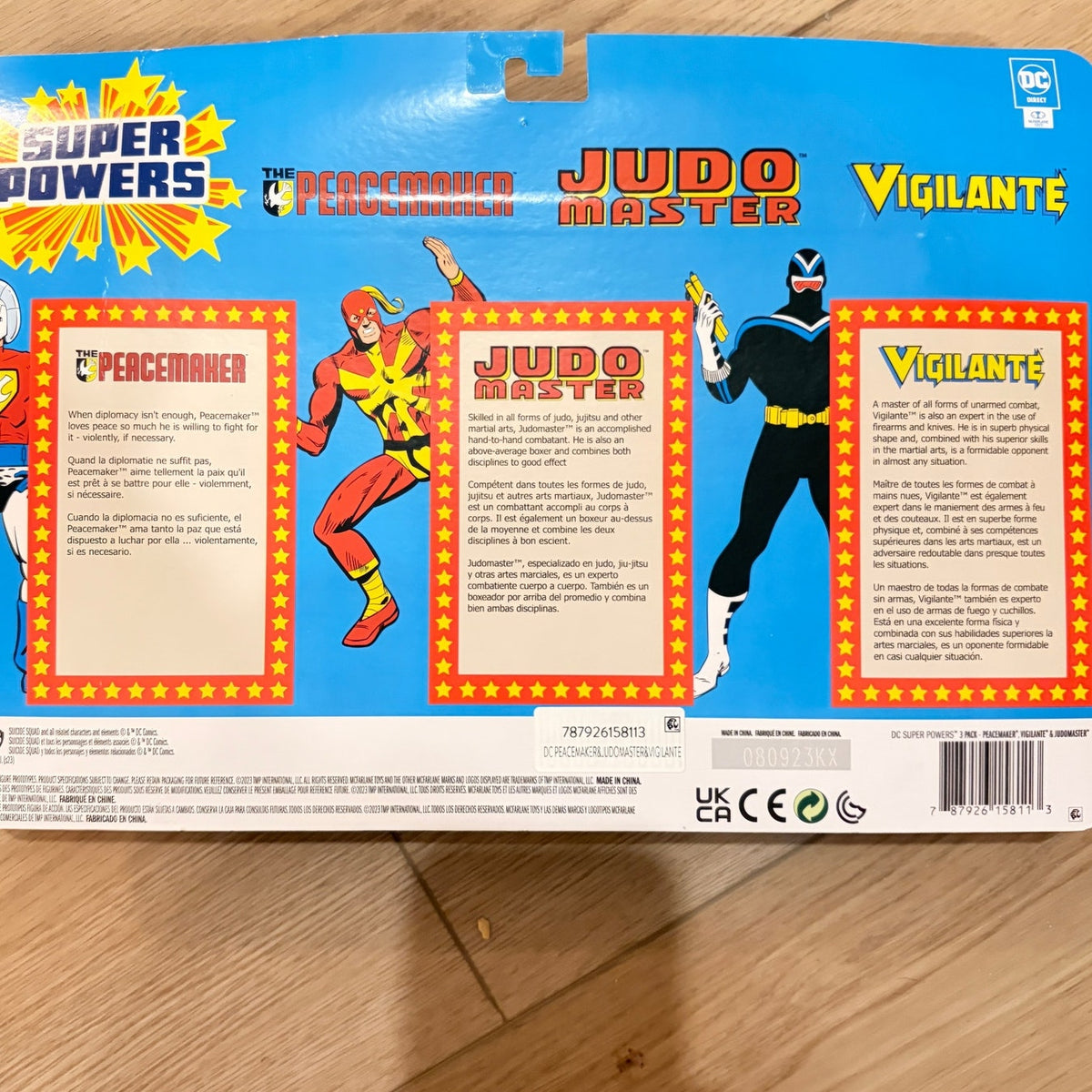 Mcfarlane DC Super Powers Peacemaker Judomaster Vigilante 3 pack 2023 New