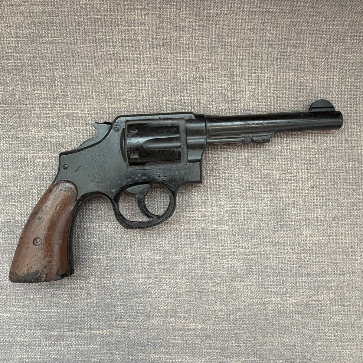 Vintage Smith & Wesson Rubber Movie Prop Gun Made in USA Non Firing Replica