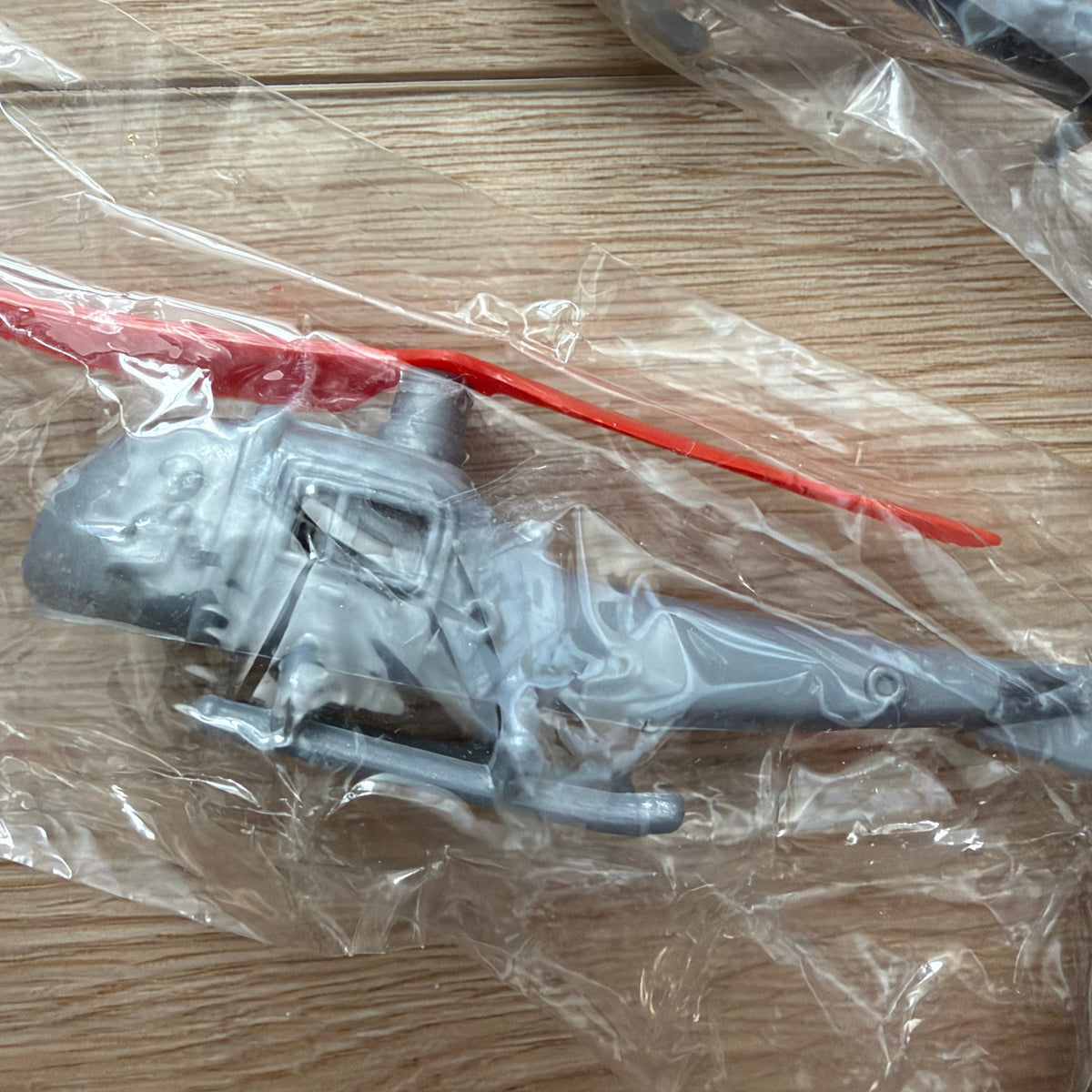 Vintage 1960s Dime-Store Gray Plastic Helicopter Toy Hong Kong NEW LOT of 15