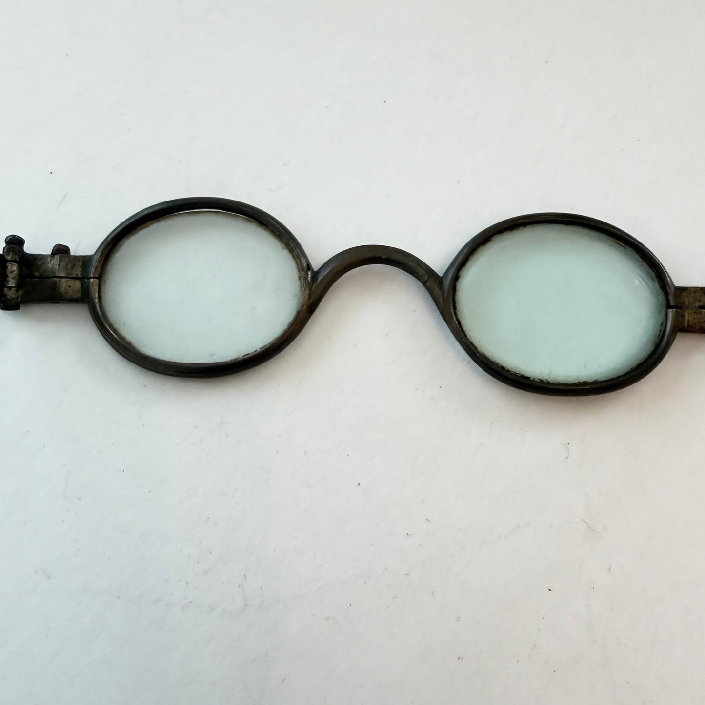 Antique 1800s Metal Folding Spectacles Glasses