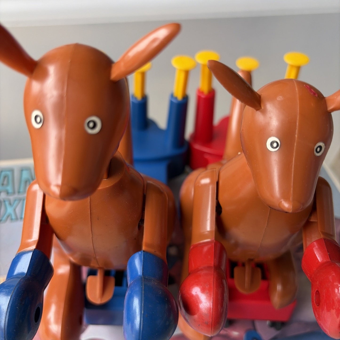 SEARS BIG TOY BOX KANGAROO boxing game 1960S RARE rock em sock em robots JAPAN