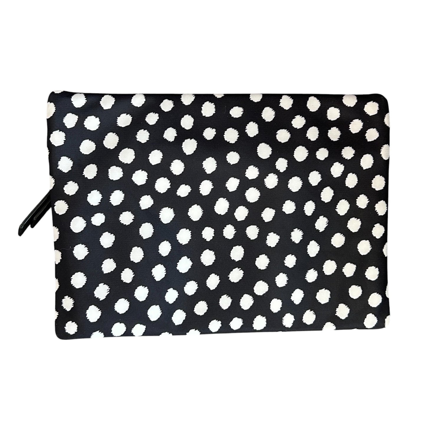 Kate Spade Small Drewe Wilson Road Musical Dots Black Multi Zip Pouch NEW