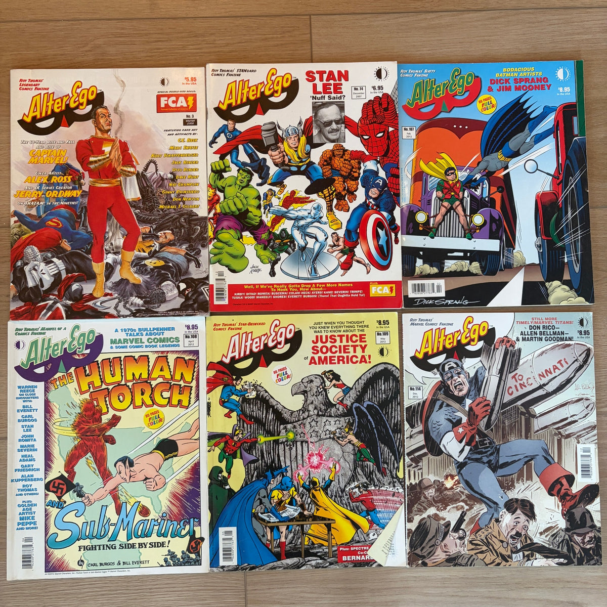 Huge ALTER EGO Magazine Lot 0f 45 Issues, #3-162 Assorted, TwoMorrows - Comics!
