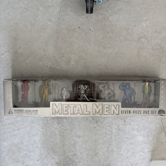 2001 DC Comics Metal Men Seven-piece PVC Set VERY RARE! NEW
