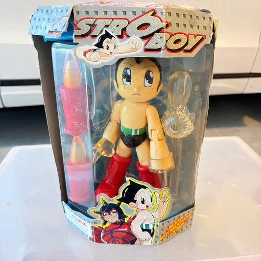 Vintage Astro Boy Atlas Action Moveable Joints Lighting Figure 11" Tall NEW