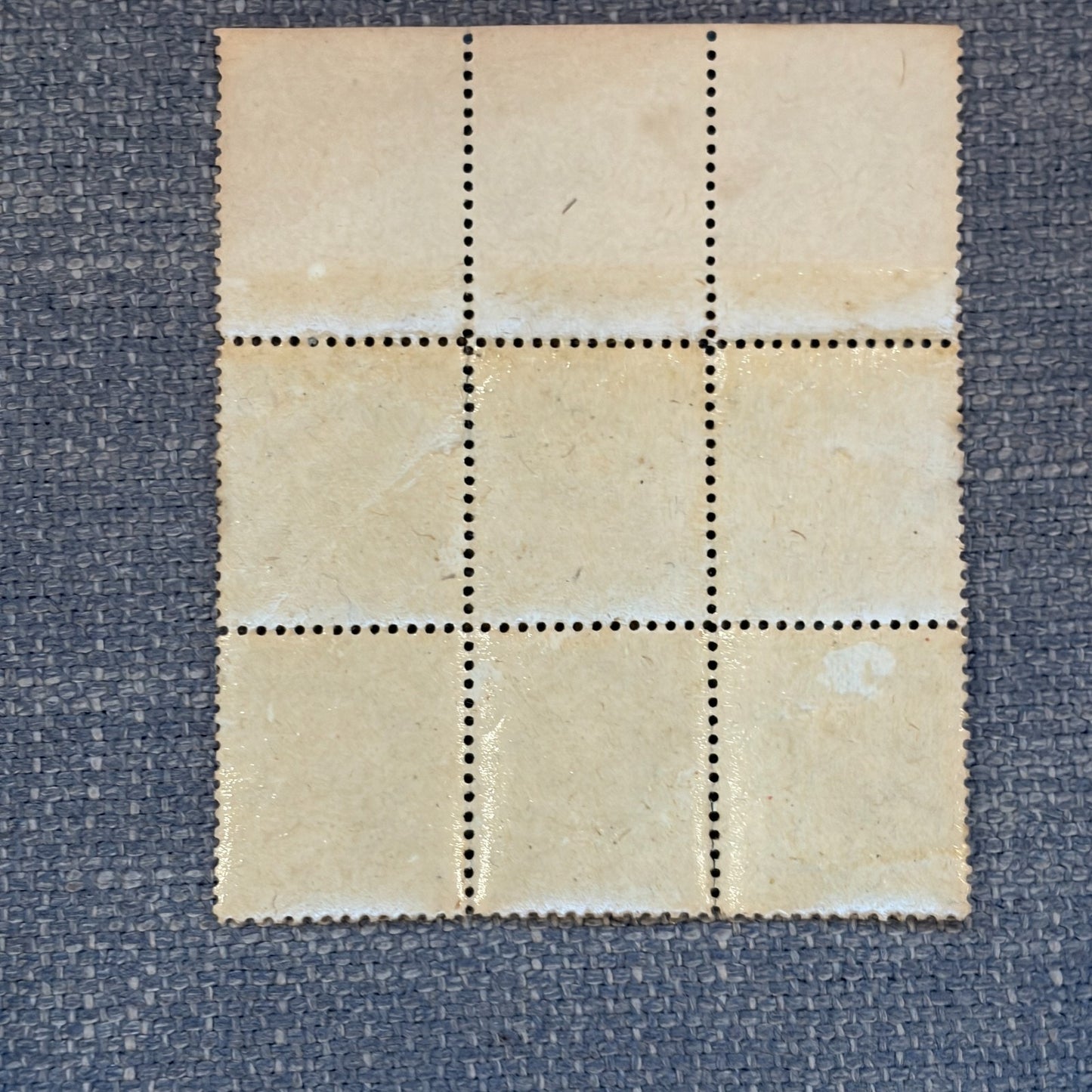 US Scott #536 1 Cent Top Plate Block of Six Stamps MNH