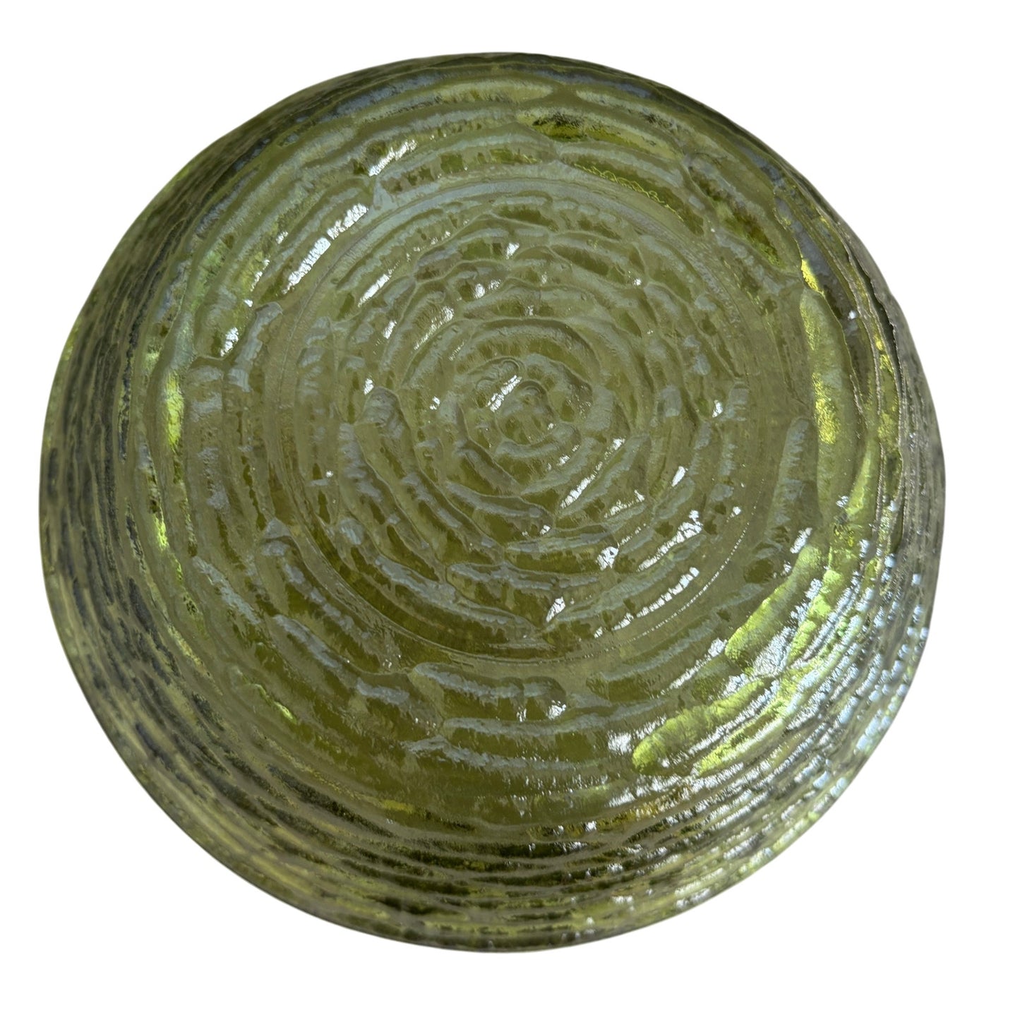 Anchor Hocking Vintage Soreno Avocado Green Glass Side Bowls Lot of 6