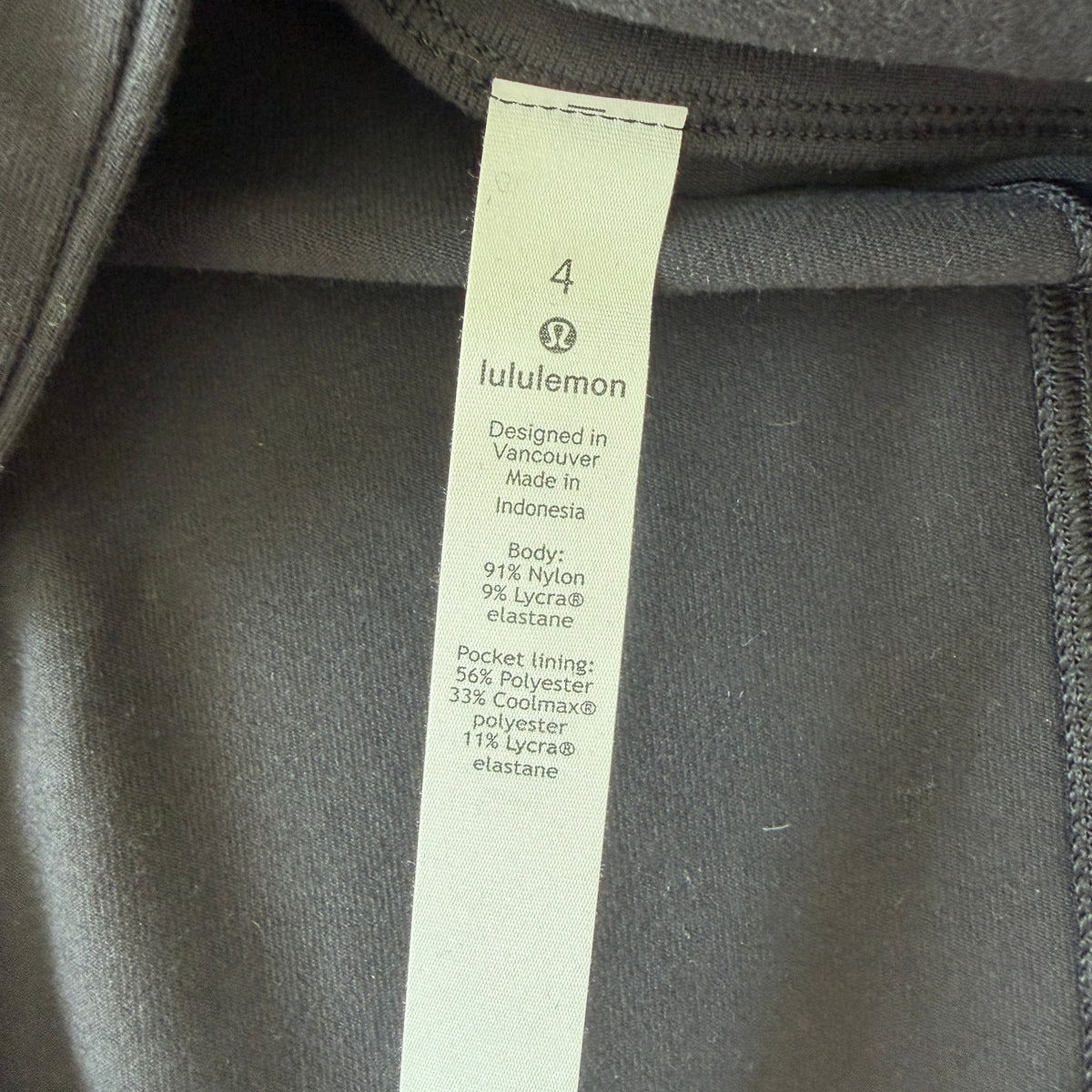 Lululemon Black Rulu Rally Wrap Serene Travels Wrap Womens Size 4