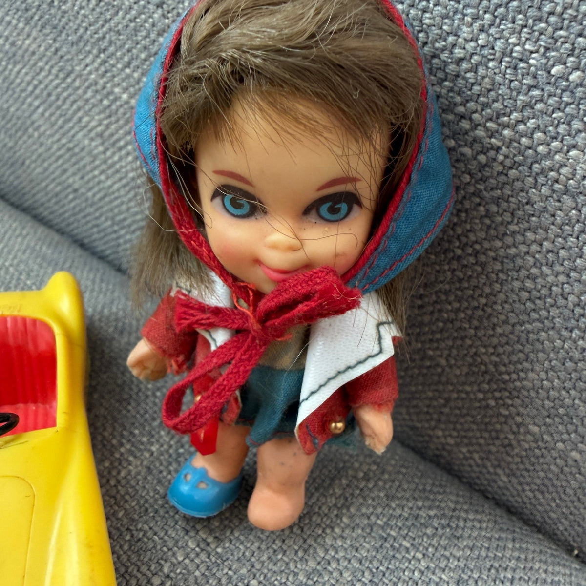 Vintage Liddle Kiddles BABE BIDDLE Doll Car Accessories Mattel 1960s