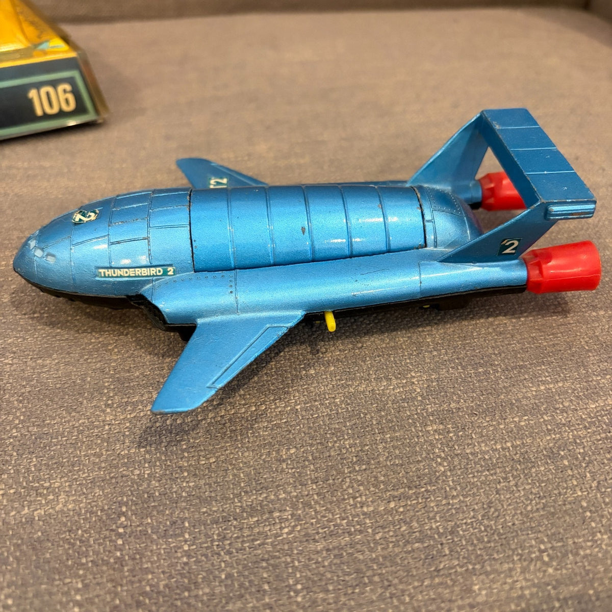 Vintage Dinky Toys Boxed 106 Thunderbird 2 & 4 Model Set