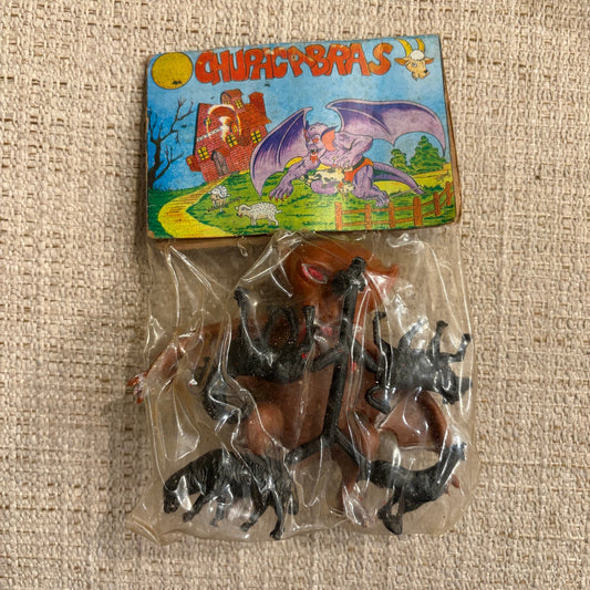 Vintage Mexican Bootleg Chupacabras Figure 90s New (Factory Sealed )