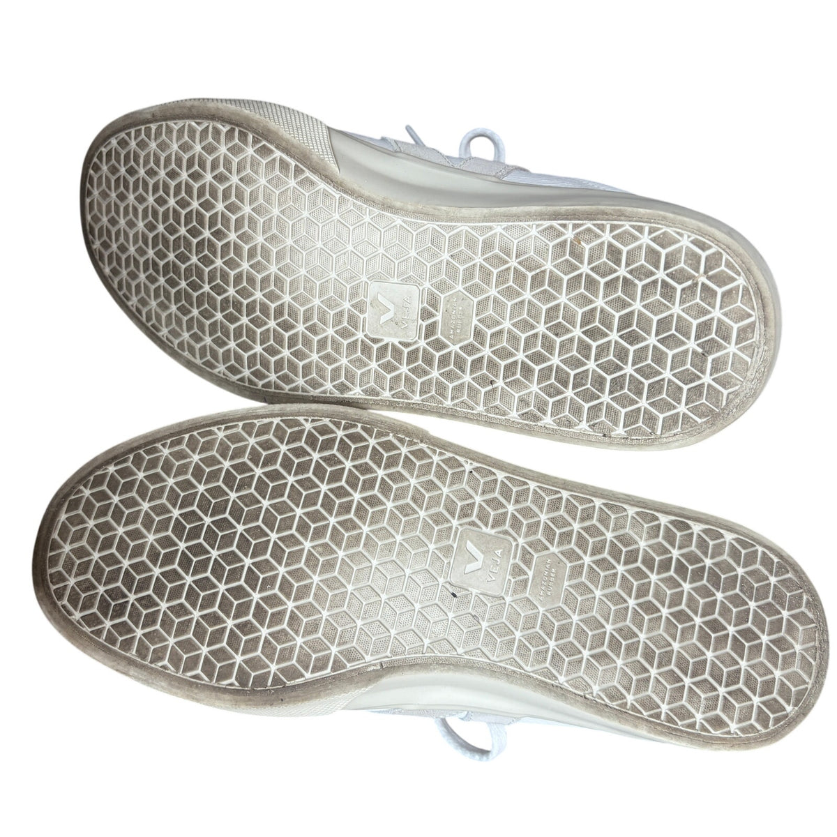 Veja Campo Chromefree Leather Extra White Natural Suede Sneaker Womens Size 8
