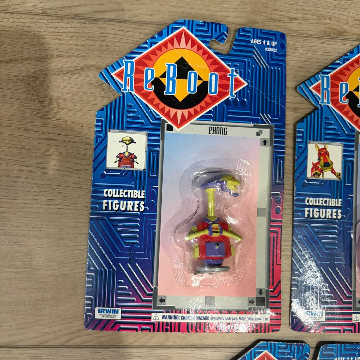 LOT 7 ReBoot Collectible Action Figures Irwin 1995